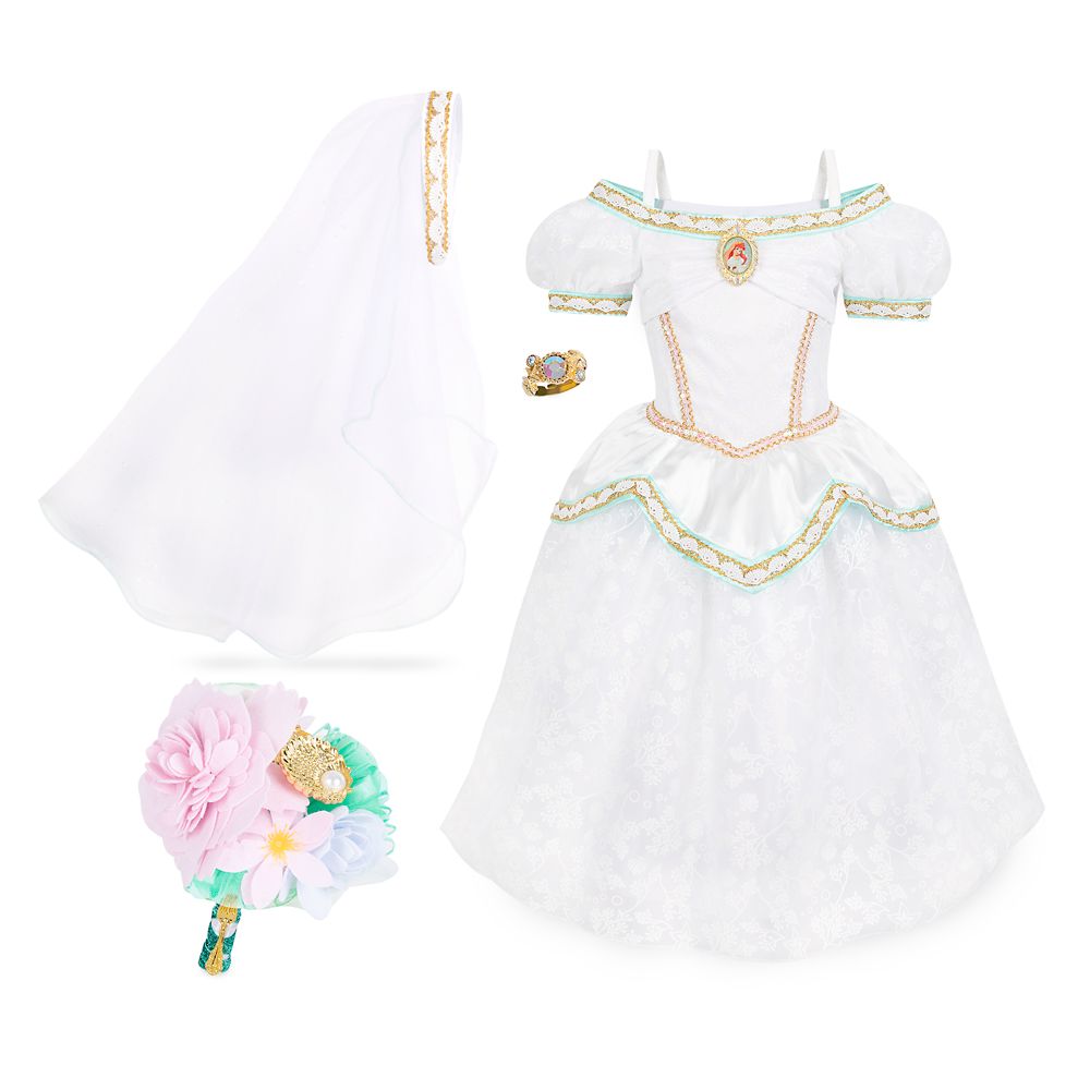 Ariel Wedding Dress and Accessory Set for Kids – The Little Mermaid