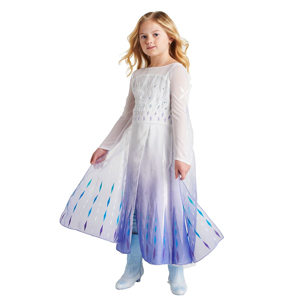 Snow Queen Elsa Deluxe Costume for Kids – Frozen 2