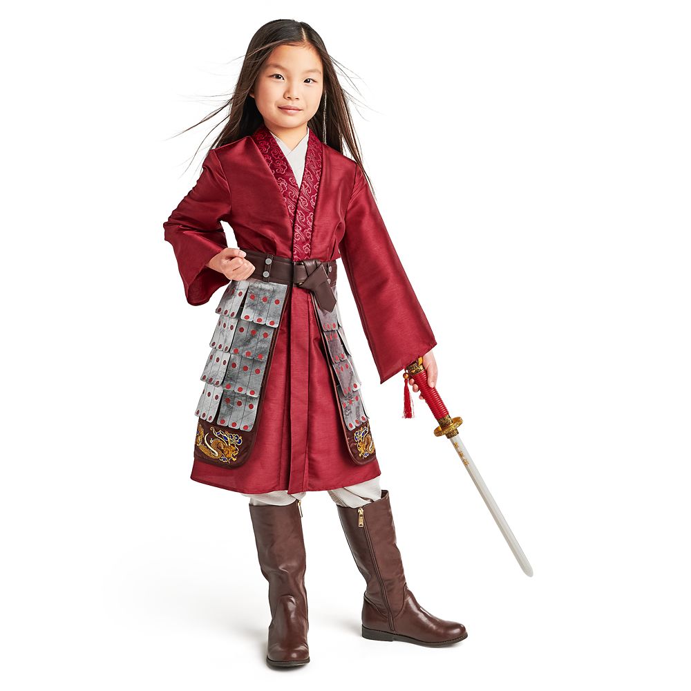 Mulan Deluxe Costume for Kids – Live Action Film