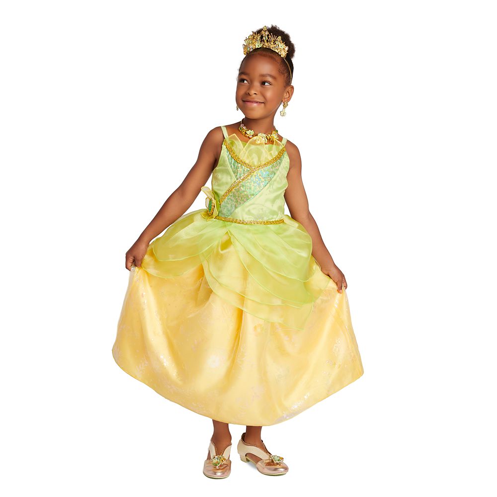 Girl's Disney Deluxe Princess and the Frog Tiana Costume