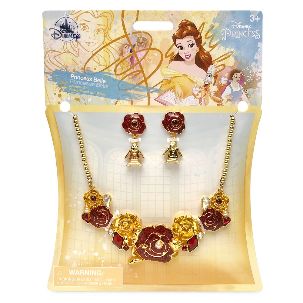 Belle Costume Jewelry Set for Kids – Beauty and the Beast