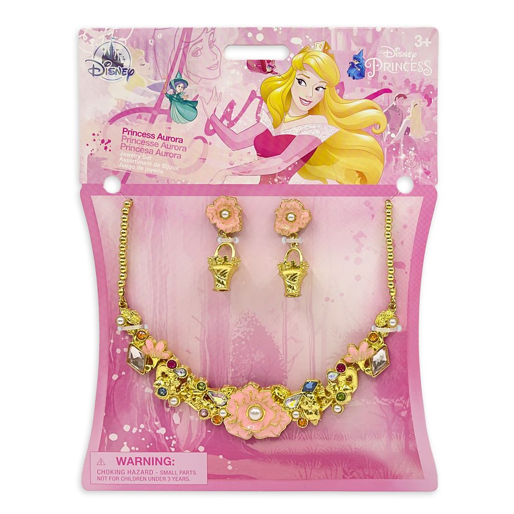 Aurora Costume Jewelry Set for Kids – Sleeping Beauty