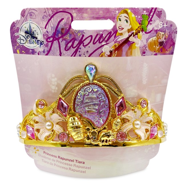 NEW Disney Store Rapunzel Tangled Jewel Tiara Crown Costume Dress Headband 