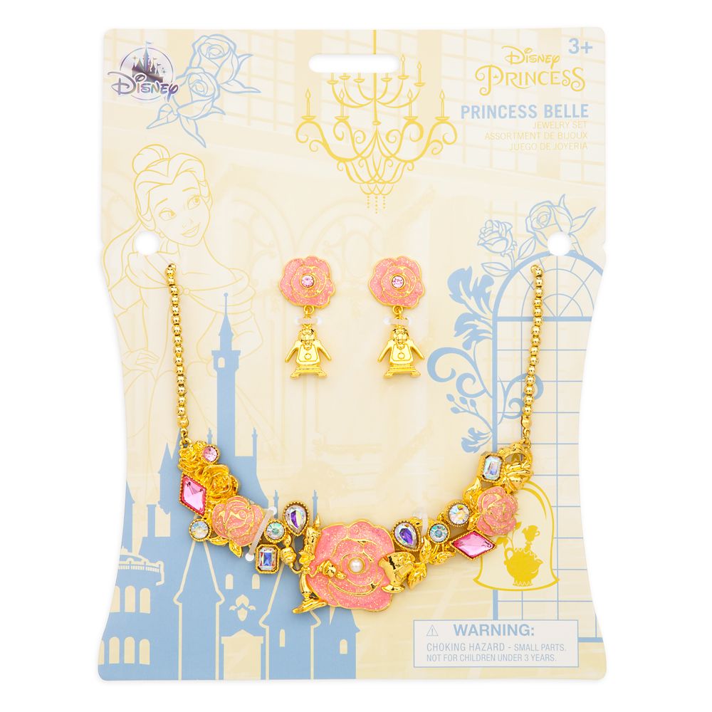 Belle Costume Jewelry Set for Kids – Beauty and the Beast