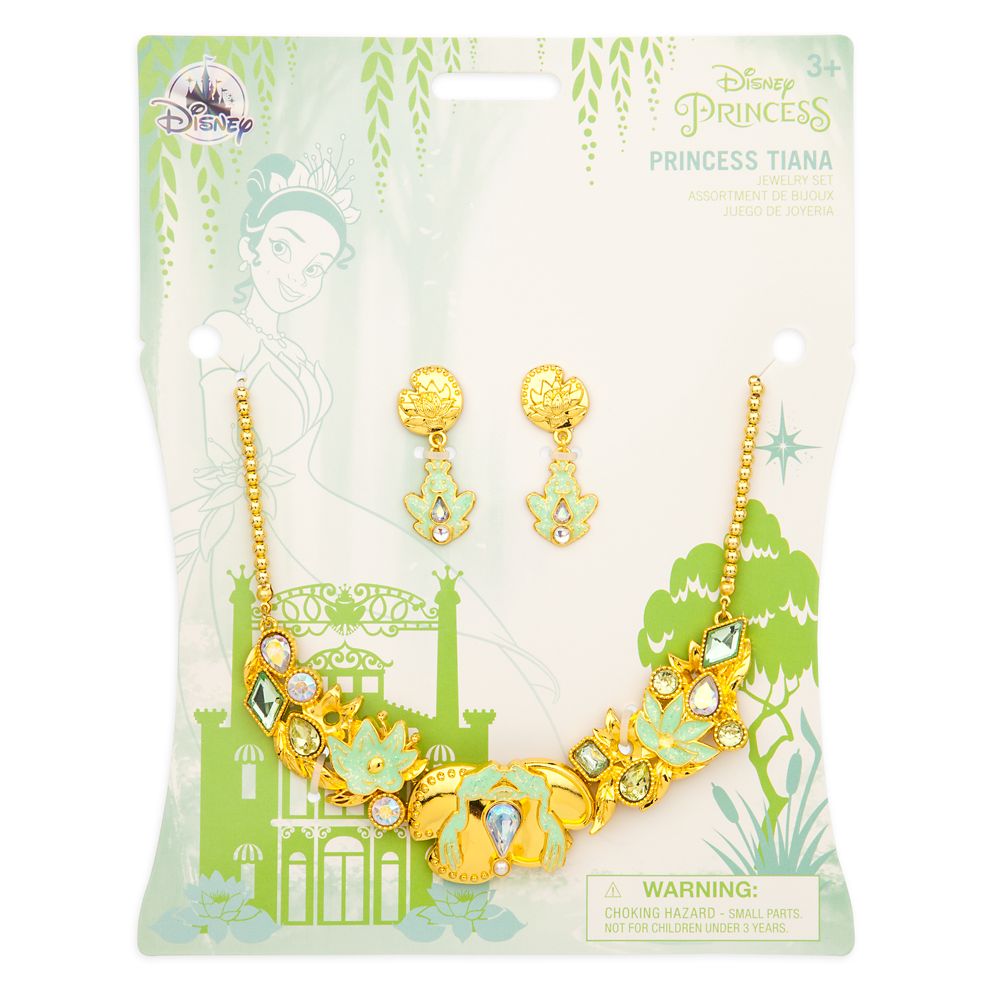 Tiana Costume Jewelry Set for Kids – The Princess and the Frog