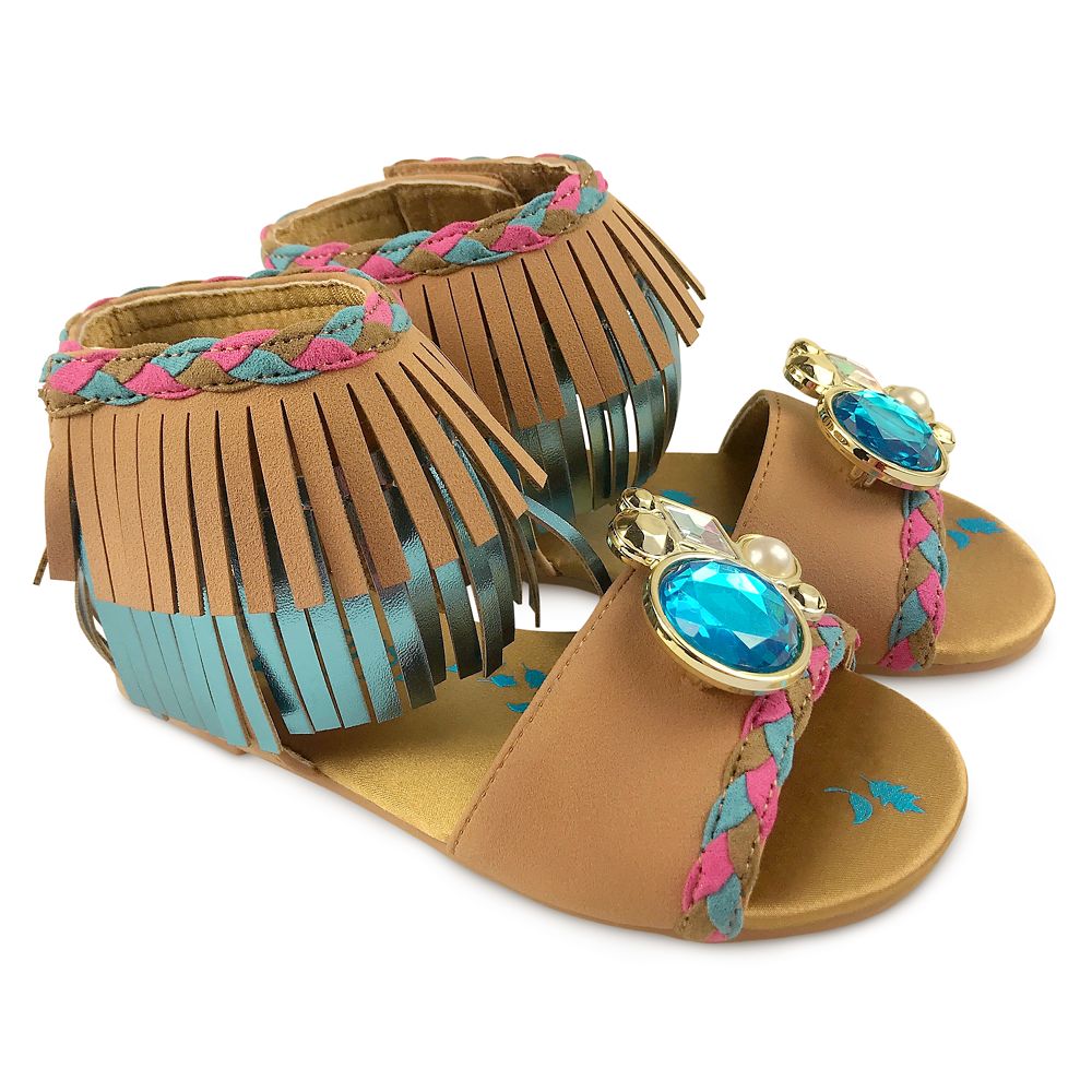 Pocahontas Costume Sandals for Kids available online for purchase