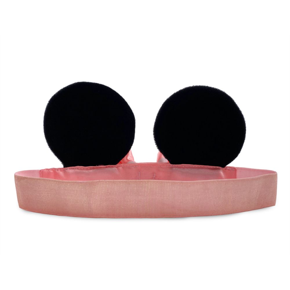 Minnie Mouse Ear Headband with Bow for Baby – Pink