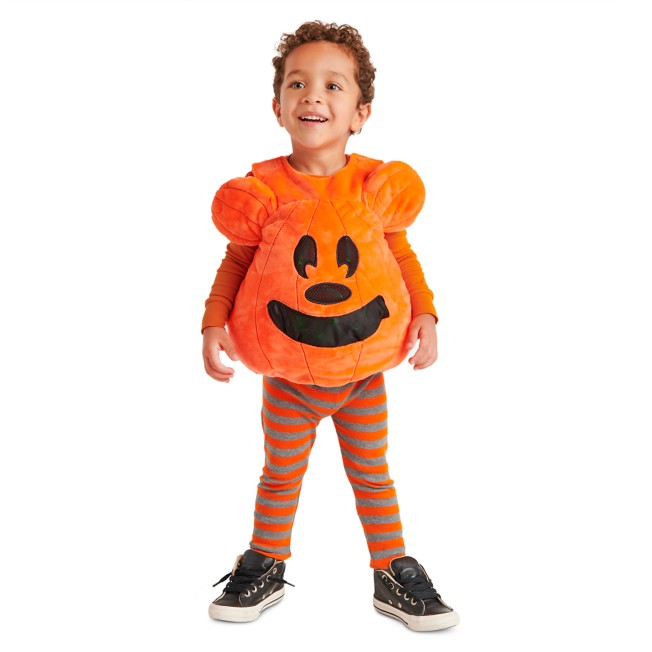 Mickey Mouse Pumpkin Light-Up Treat Holding Costume for Toddlers