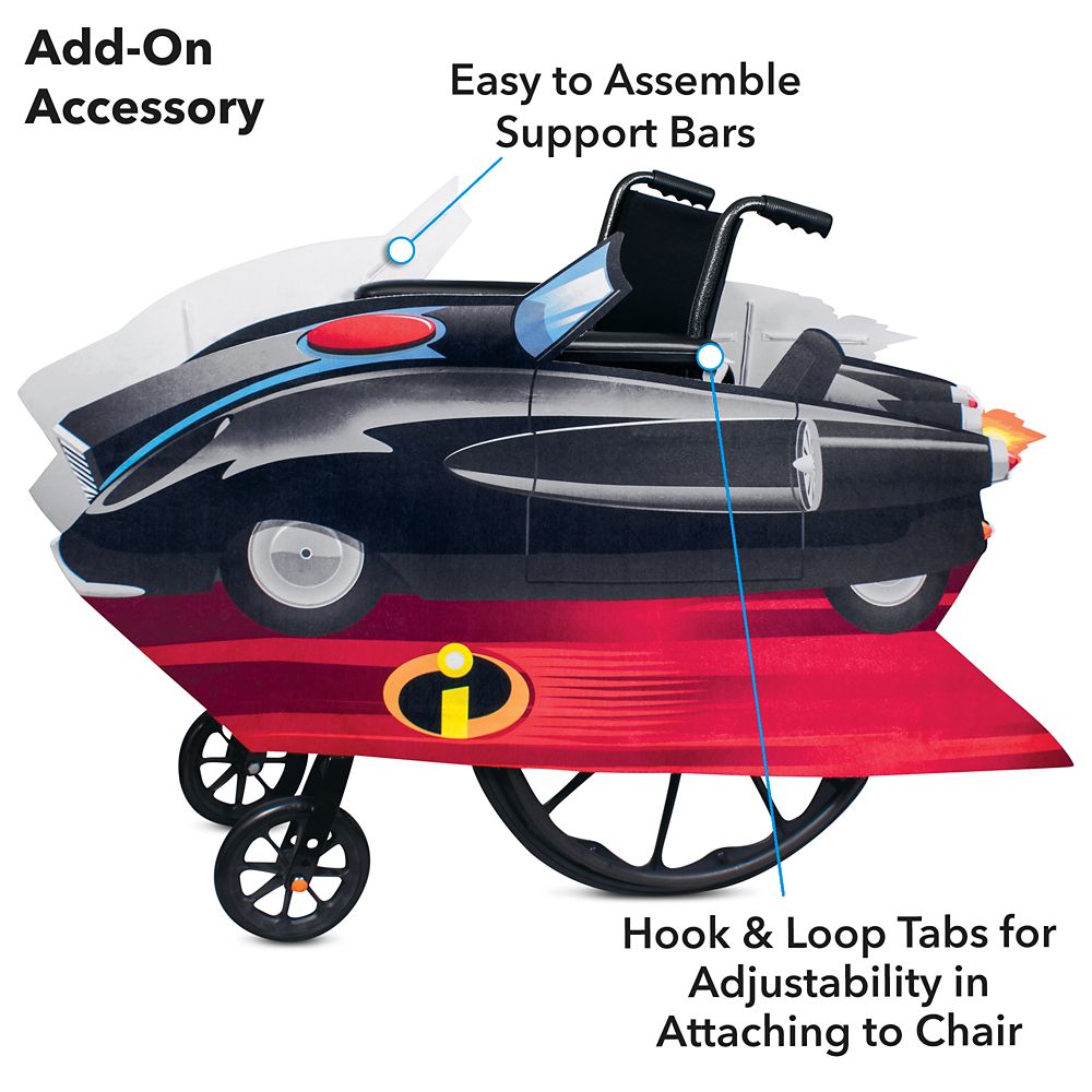 Incredimobile Wheelchair Cover Set by Disguise – Incredibles 2