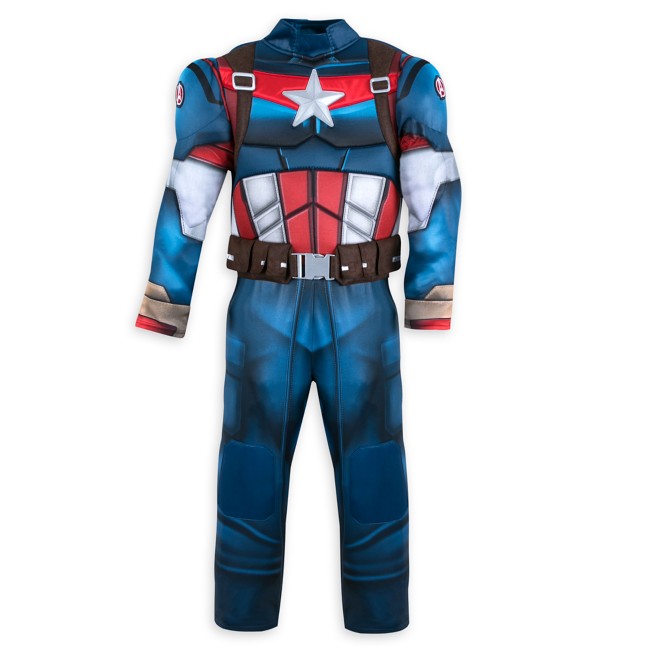 Disney Store Marvel's Captain America Beanie Mask Costume Hat Kids Size XS/S 3-6 