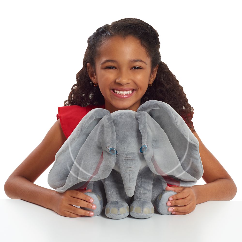 dumbo live action flapping ear feature plush