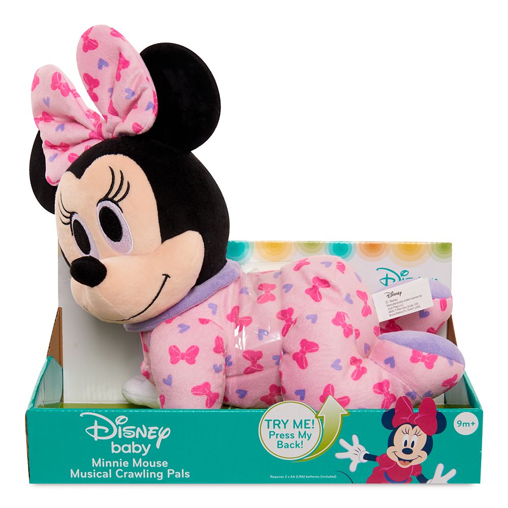 baby minnie mouse crawling toy