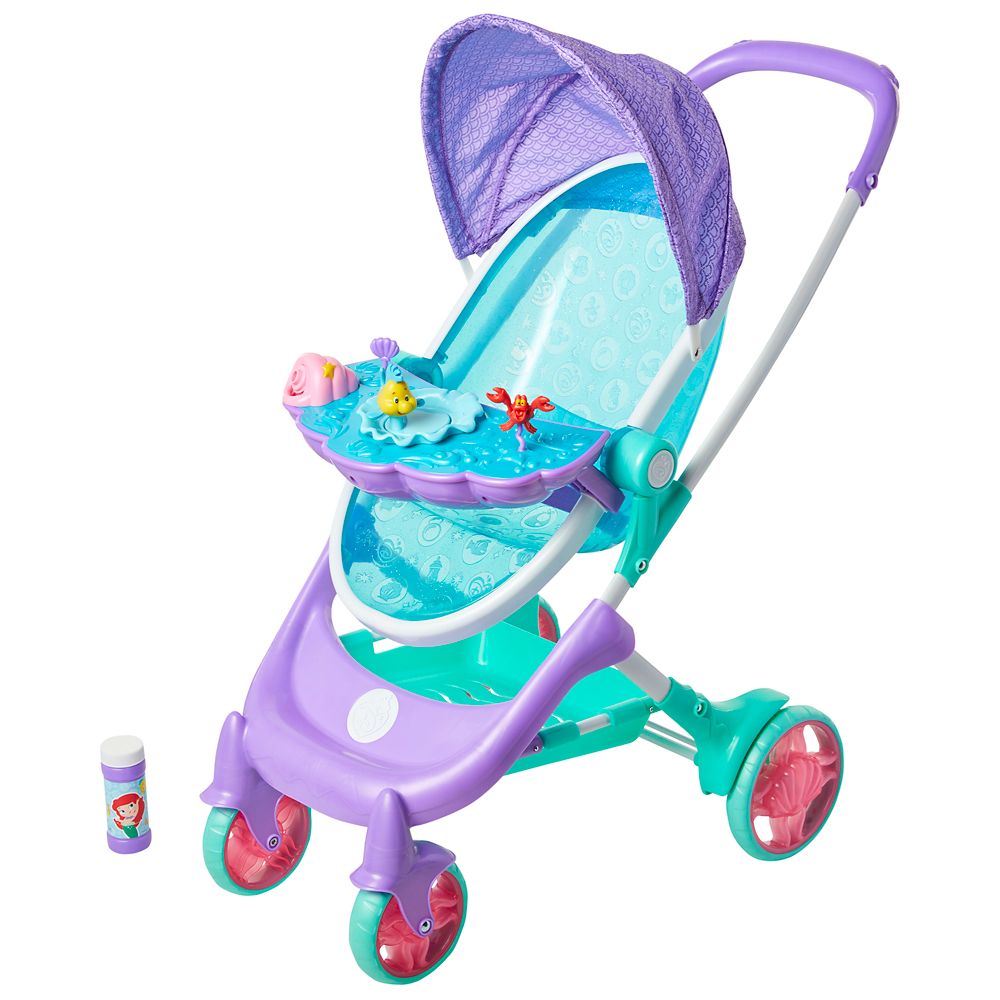 The Little Mermaid Musical Bubble Doll Stroller