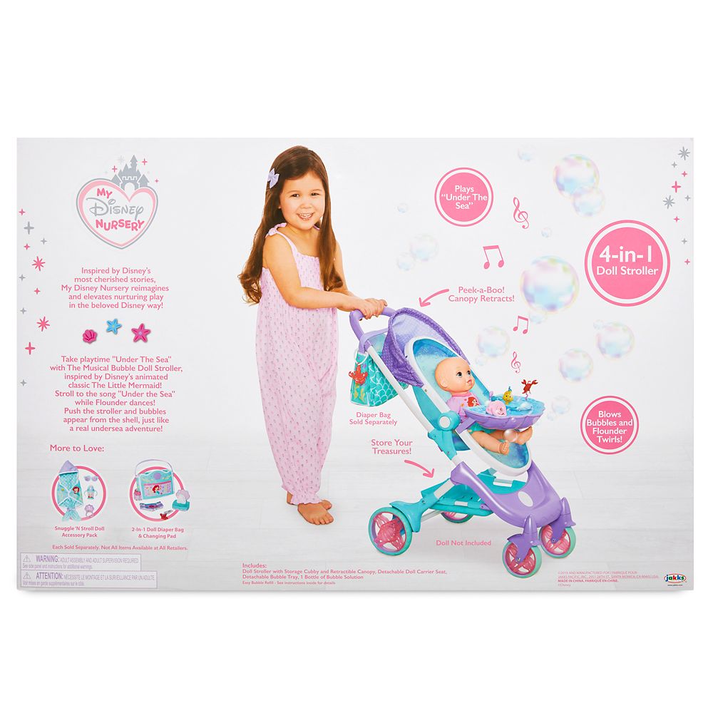 minnie mouse baby doll stroller set