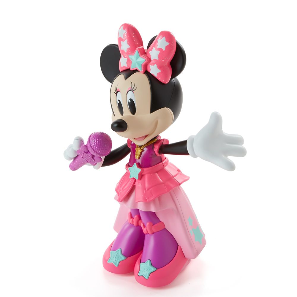 minnie mouse pop star singing and talking doll