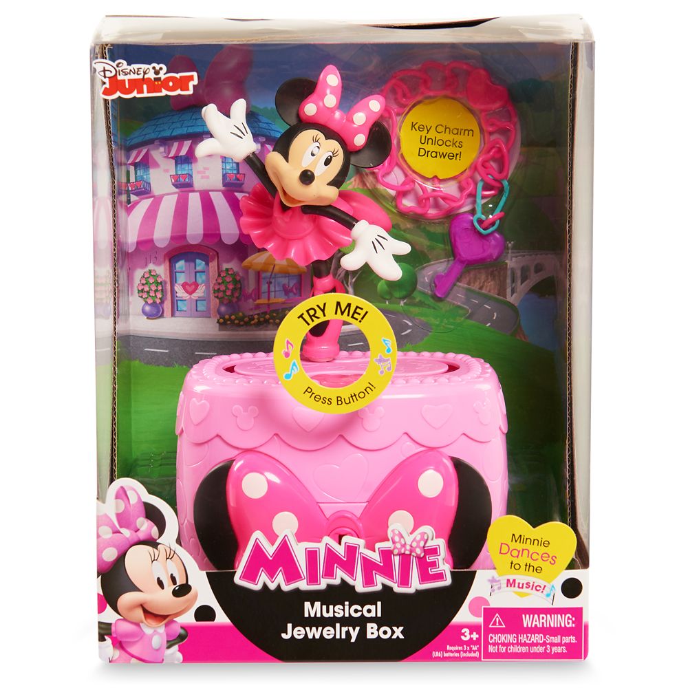 minnie mouse jewelry box for toddlers