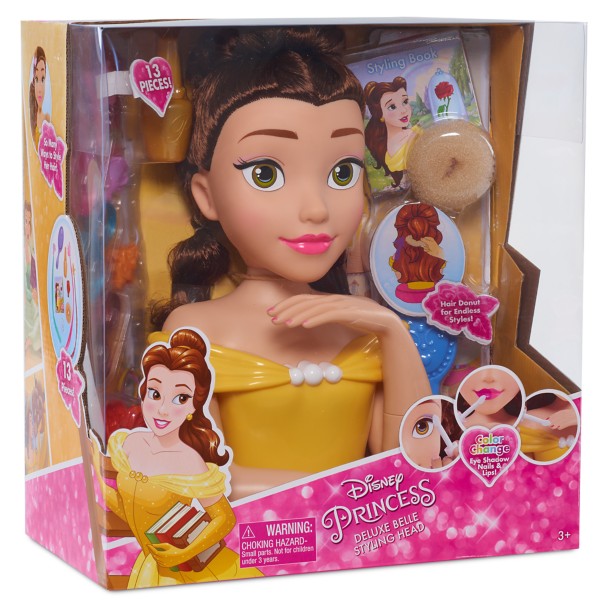  Disney Princess Deluxe 14-inch Belle Styling Head with