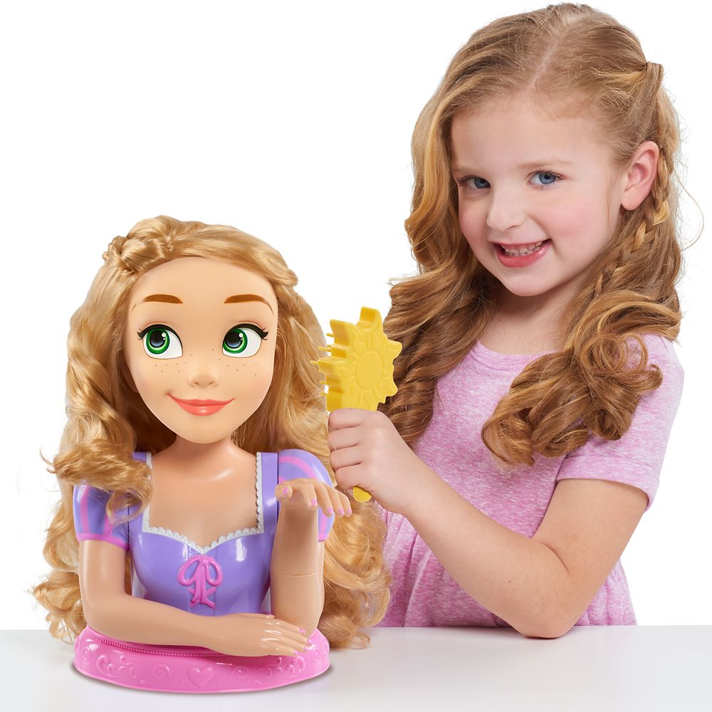 rapunzel hair doll head