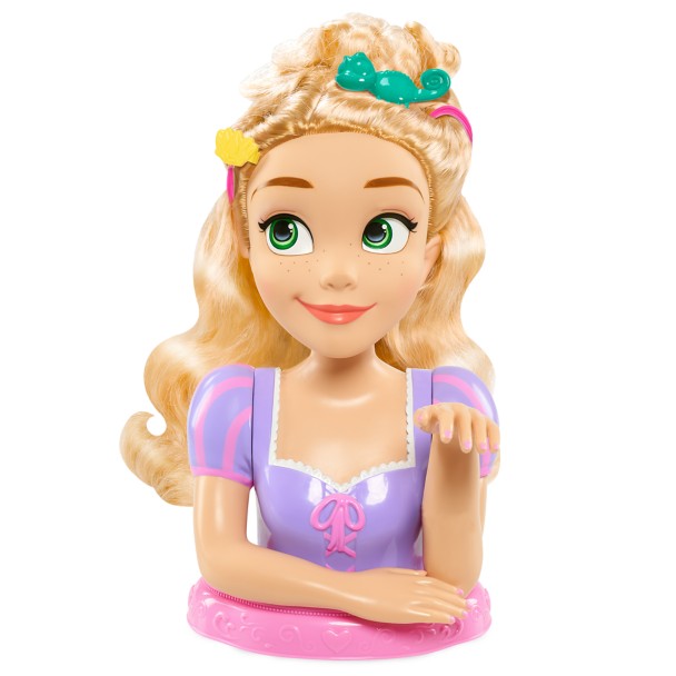 Disney Princess Deluxe Hair Styling Head Toy w/14 pcs of Accessories,  Assorted, Ages 3+