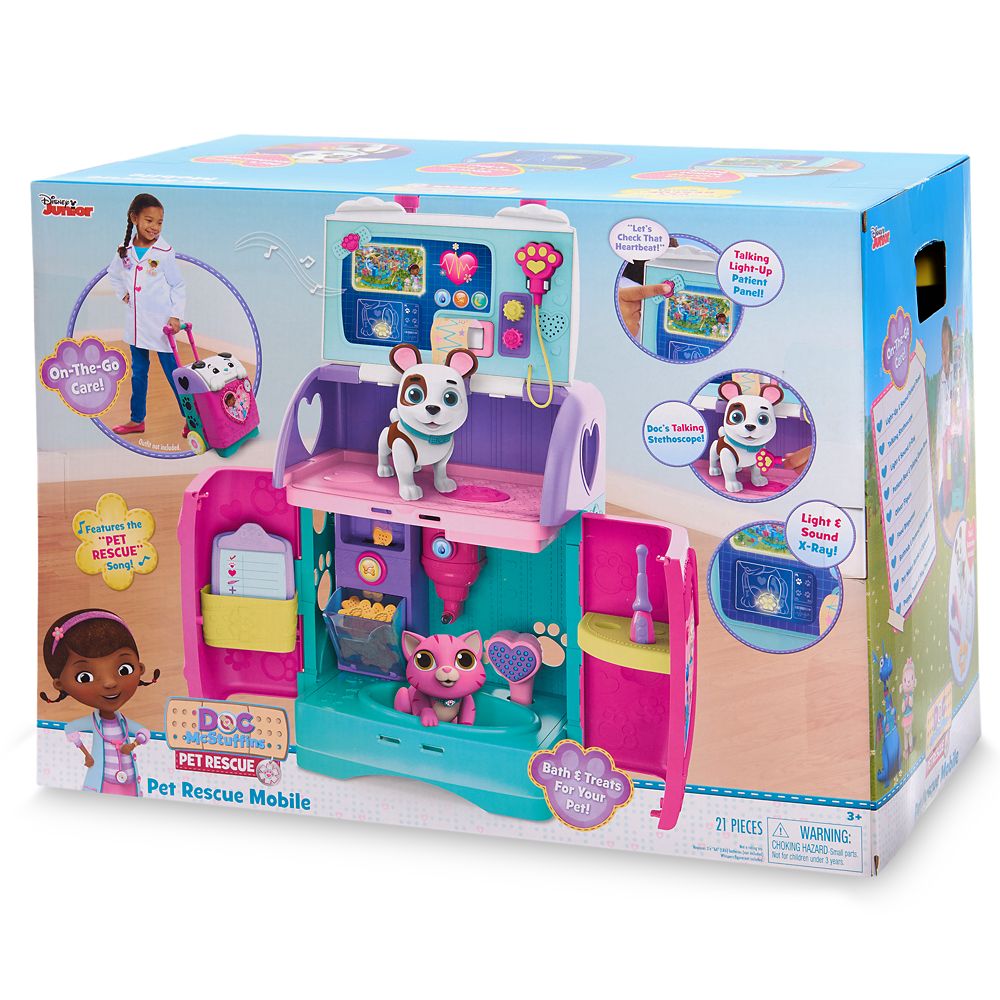 doc mcstuffins pet rescue mobile playset