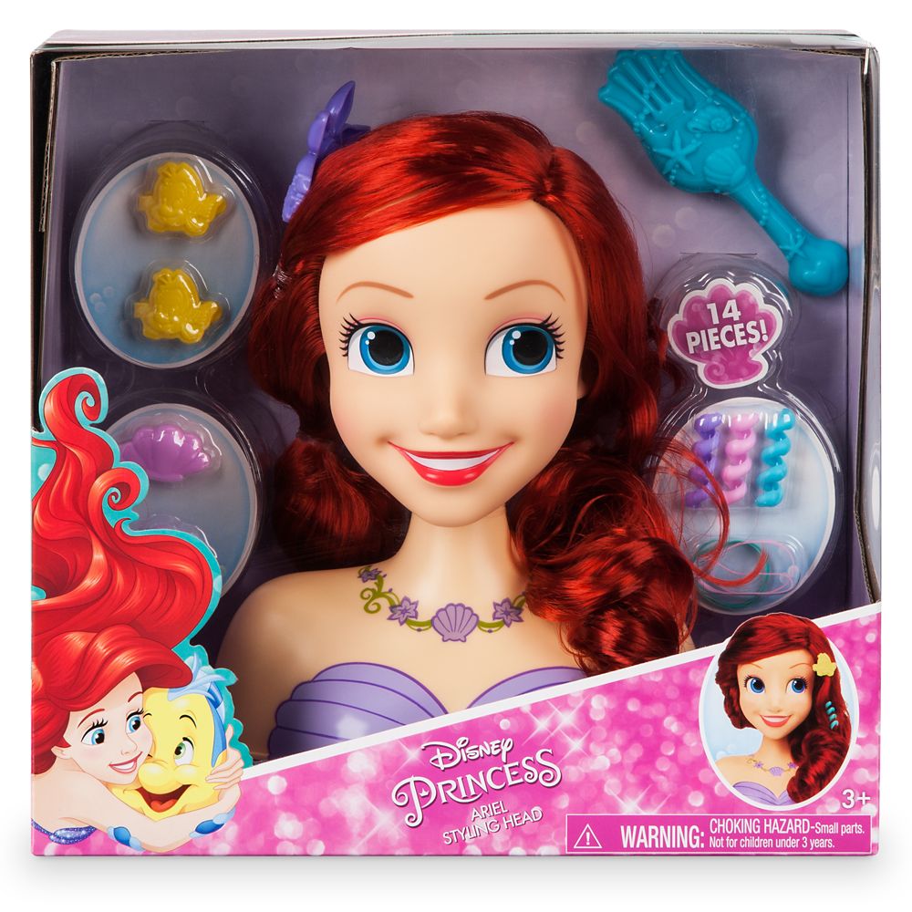 princess ariel styling head