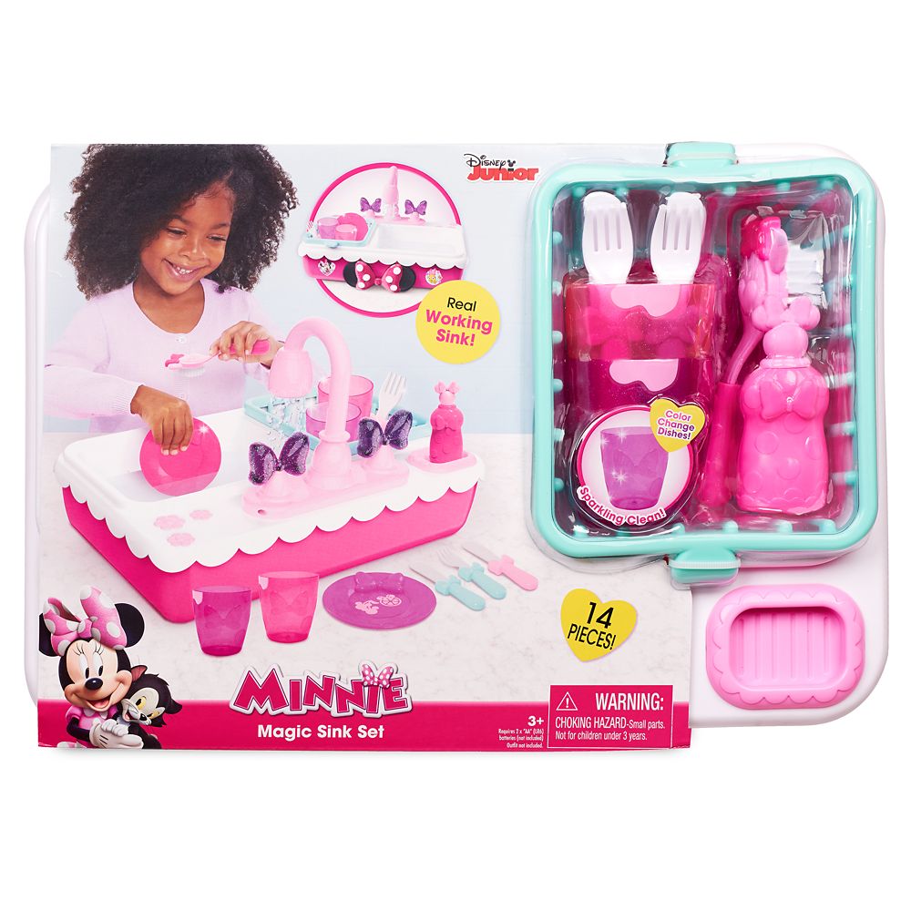 minnie mouse play dish set