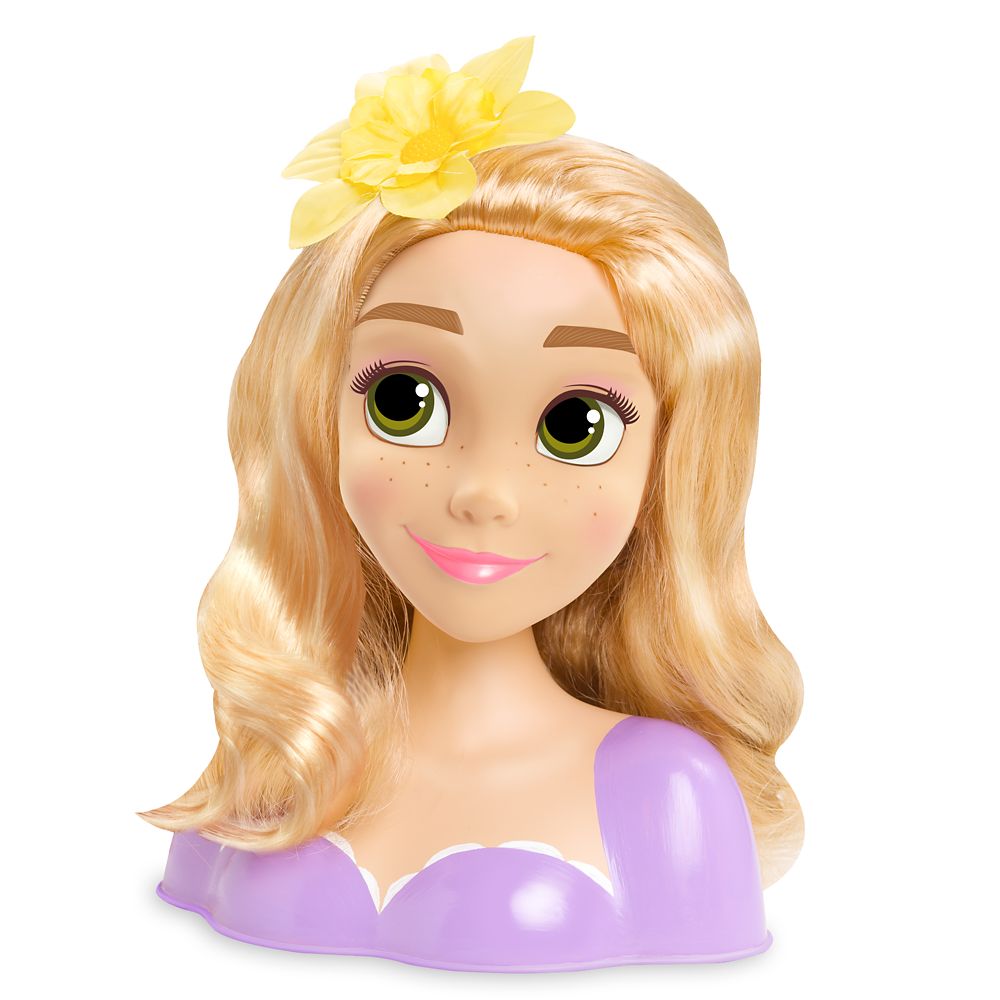 disney tangled magic hair rapunzel styling head toy