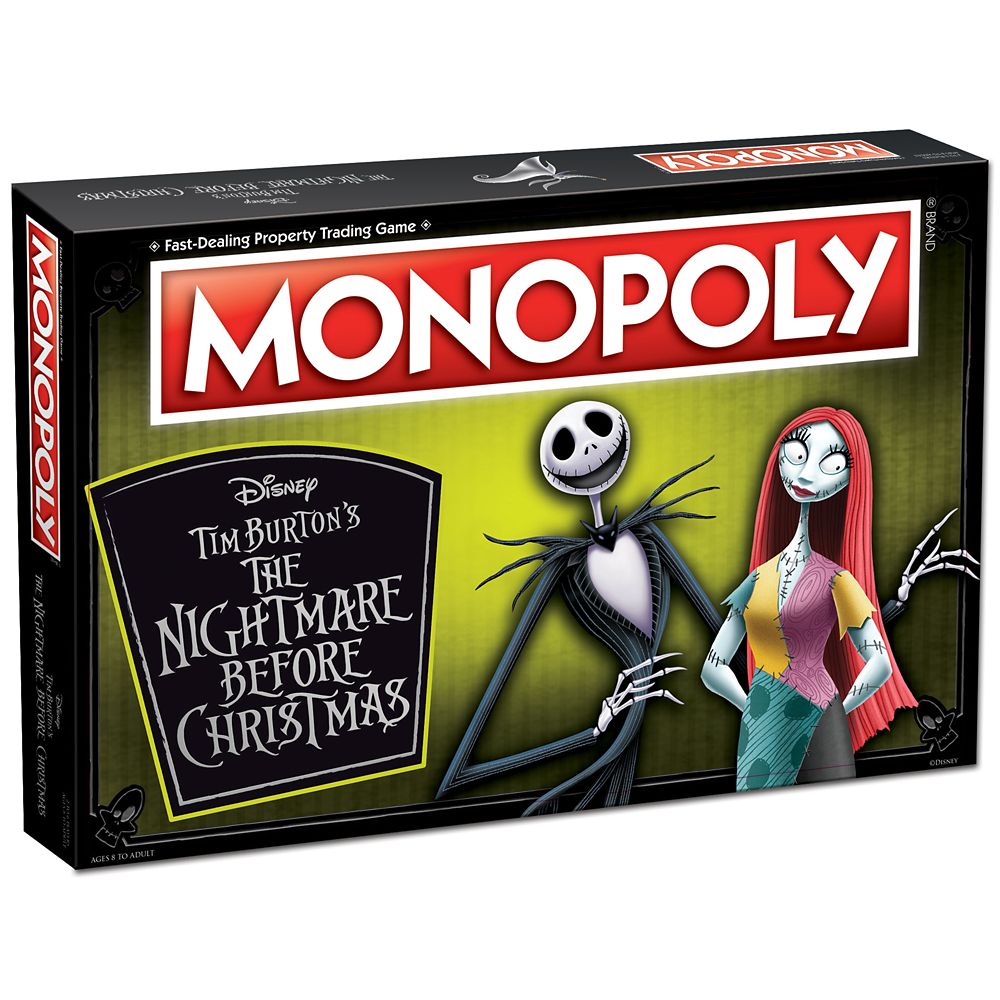 Tim Burton's The Nightmare Before Christmas Monopoly Game