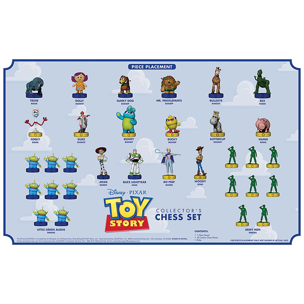 disney toy story collector's chess set