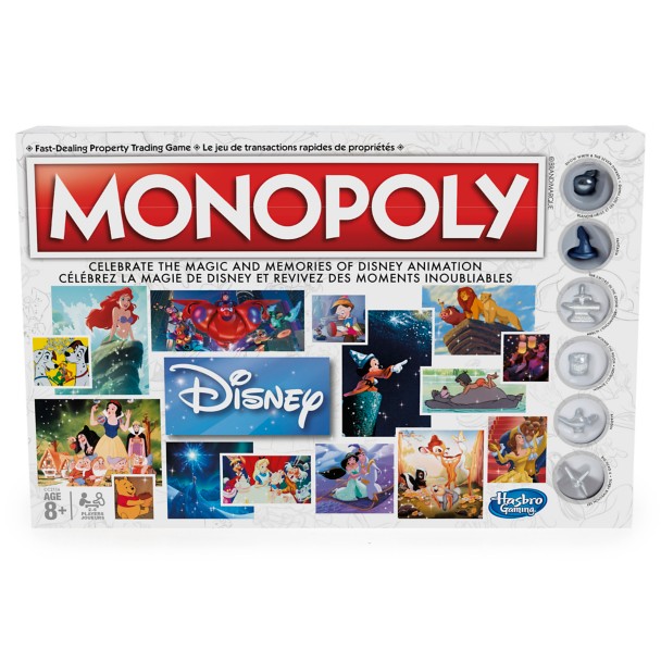 Disney Animation Monopoly Game