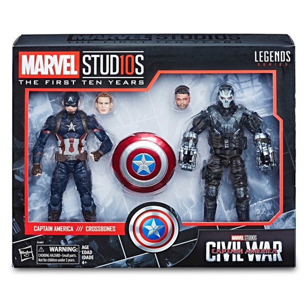 Captain America and Crossbones Action Figures – Legends Series – Marvel Studios 10th Anniversary