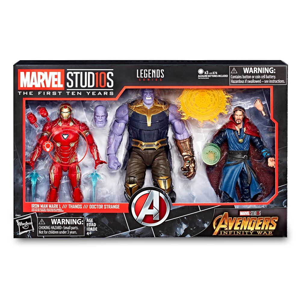 avengers infinity war action figure set