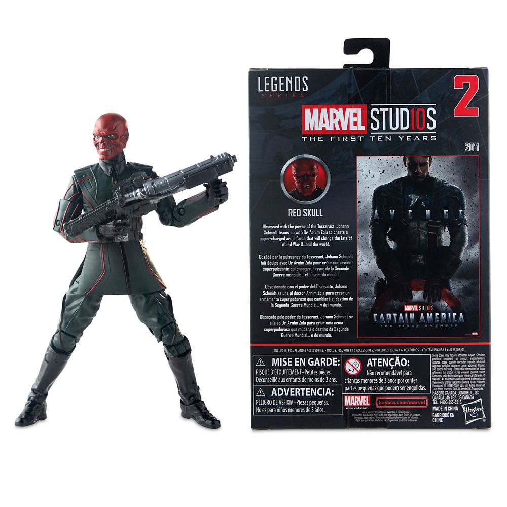 marvel legends 10th anniversary red skull