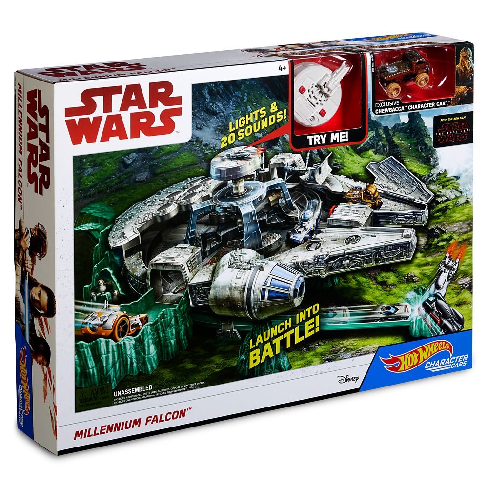 Millennium Falcon Track Set - Star Wars: The Last Jedi - Hot Wheels ...