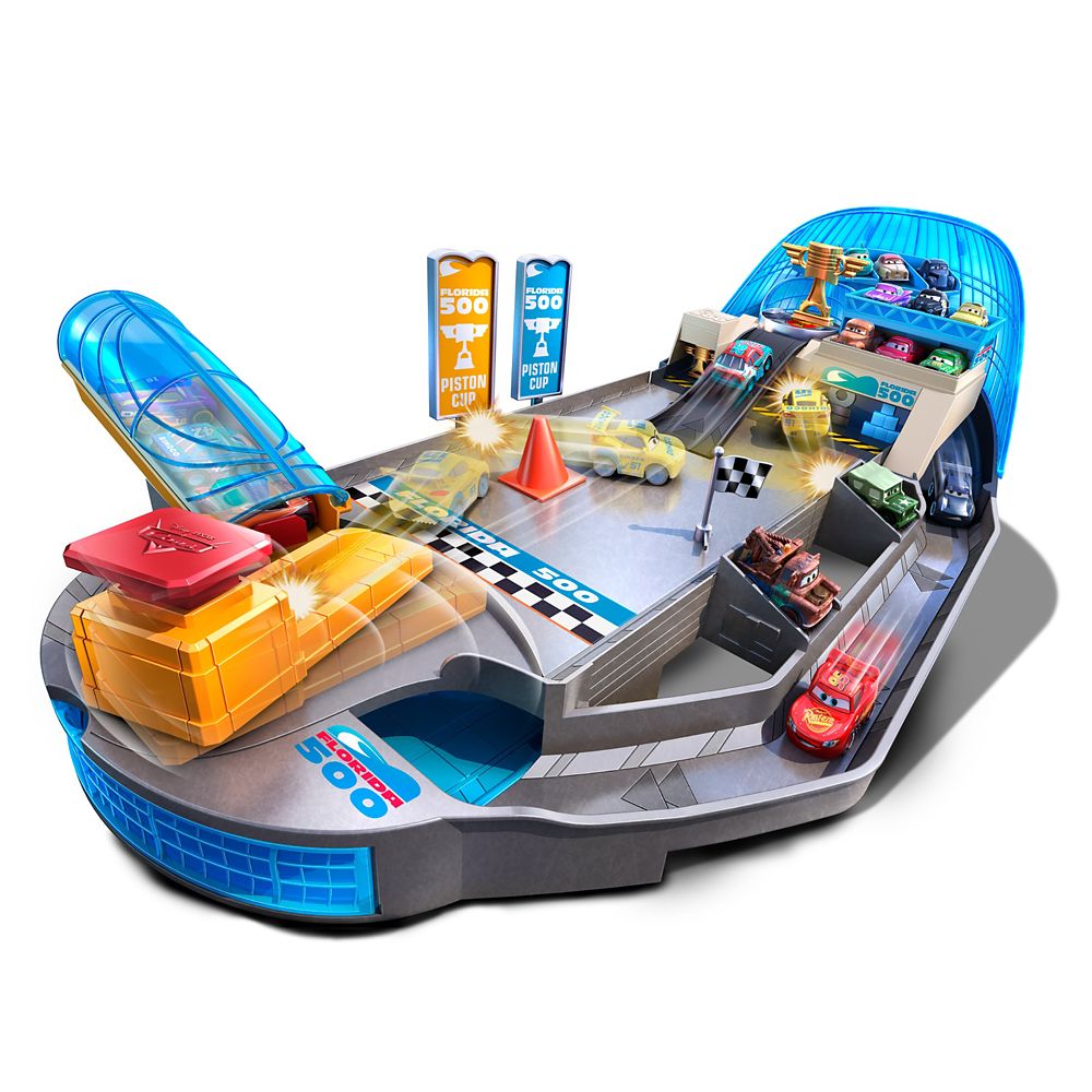 cars mini racer pinball playset
