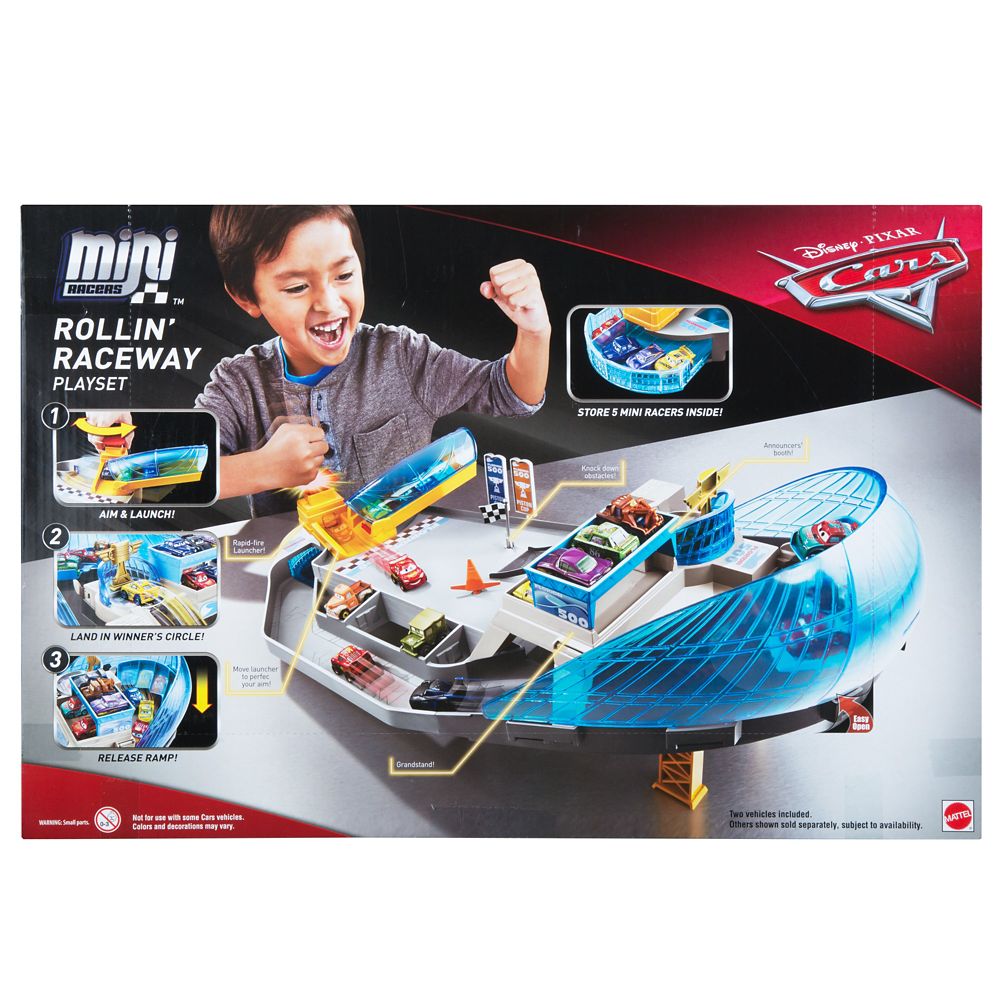 cars mini racer pinball playset