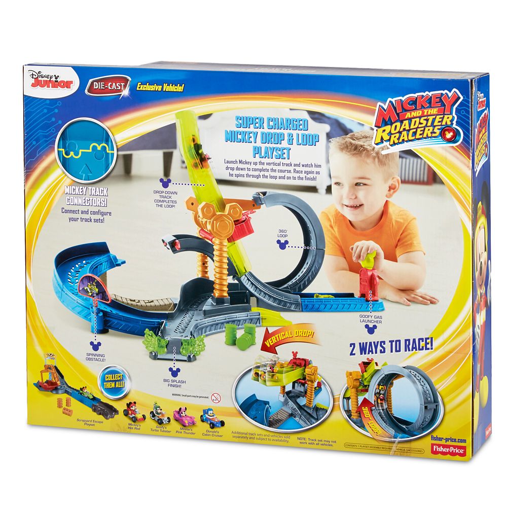 mickey and the roadster racers playset