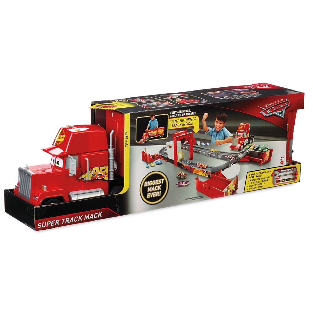 lightning mcqueen mack super track