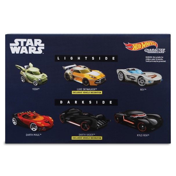 Star Wars: Light Side Vs. Dark Side Die Cast Car Set – Hot Wheels 