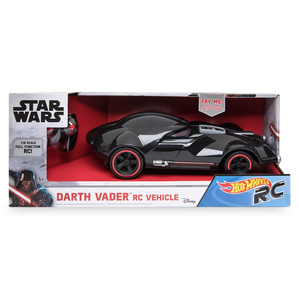 hot wheels darth vader remote control car