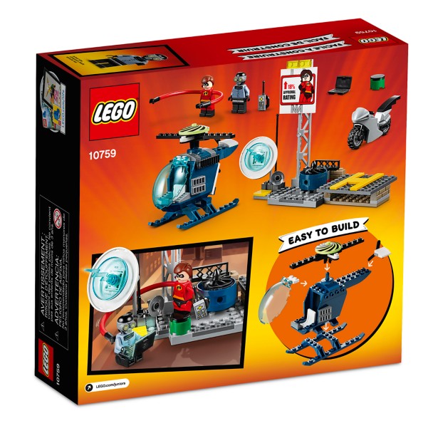 Mrs. Incredible's Rooftop Pursuit Playset by LEGO Juniors – Incredibles 2