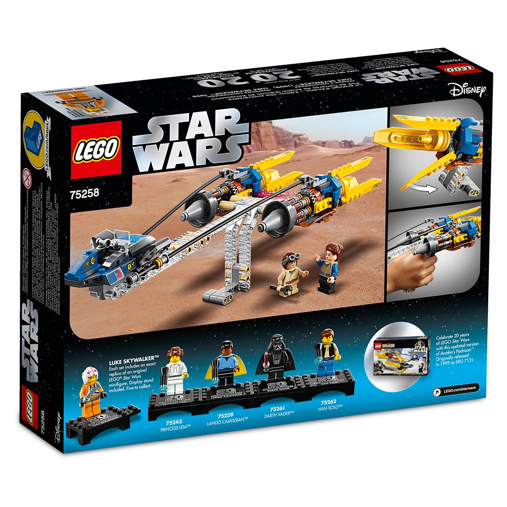 Anakin's Podracer – 20th Anniversary Edition Play Set by LEGO – Star Wars: The Phantom Menace