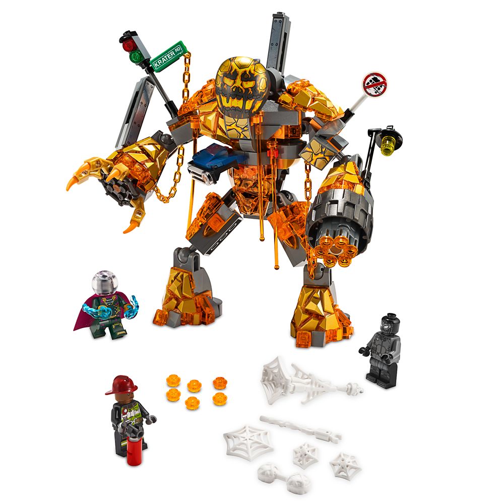 spider man far from home molten man lego set