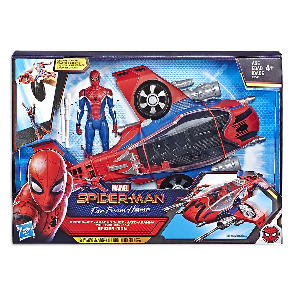 Spider-Man: Far from Home Action Figure with Spider-Jet Vehicle