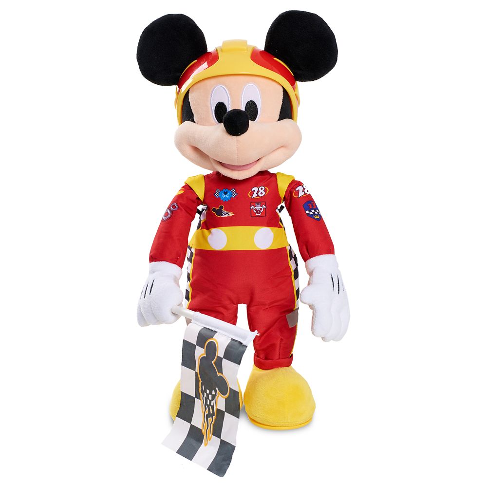 mickey and the roadster racers talking mickey mouse plush and car