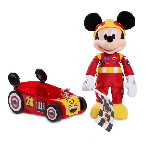 Mickey and the Roadster Racers Talking Mickey Mouse Plush and Car