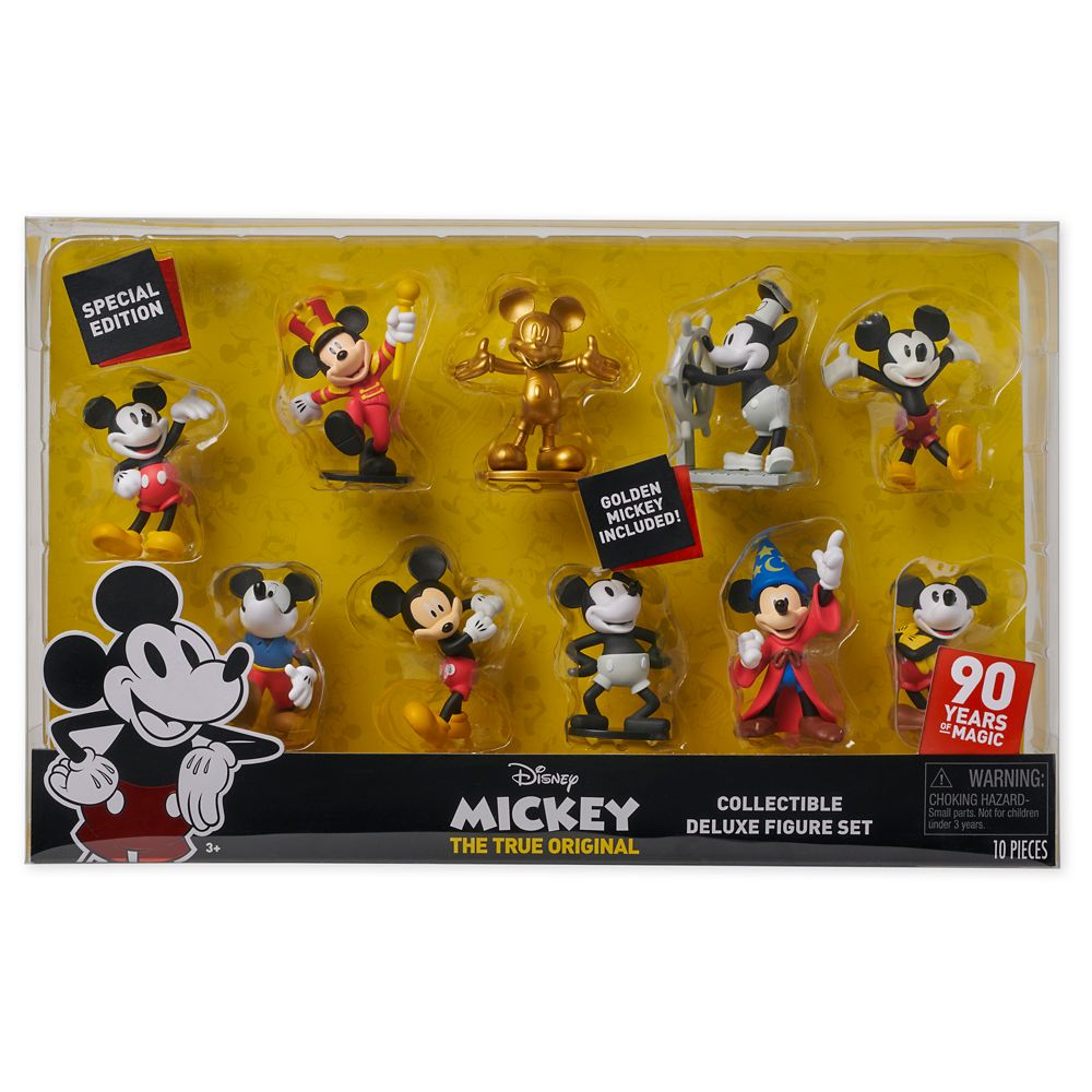 Mickey Mouse 90th Anniversary Collectible Deluxe Figure Set | ShopDisney