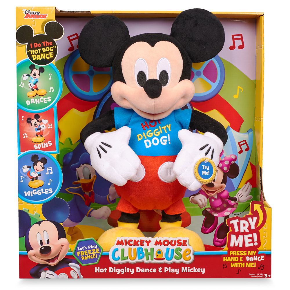 just play mmch mickey hot diggity dog plush