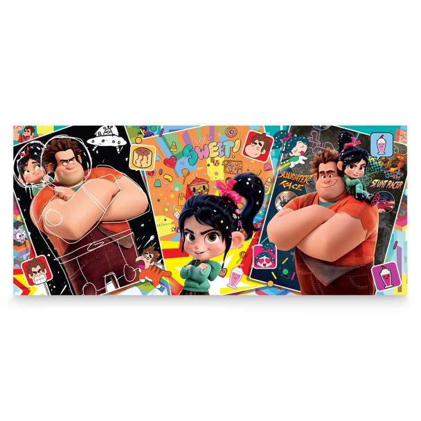 Wreck-It Ralph and Vanellope Panorama Puzzle by Ravensburger – Ralph Breaks the Internet