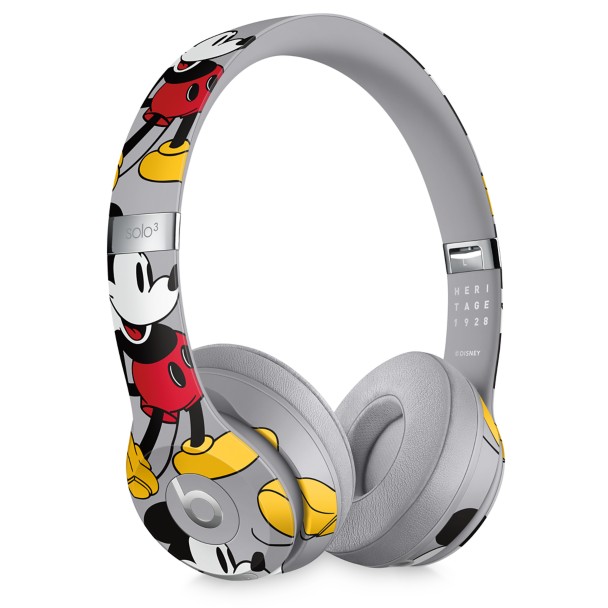 Beats Solo3 Wireless Headphones – Mickey's 90th Anniversary Edition – Gray